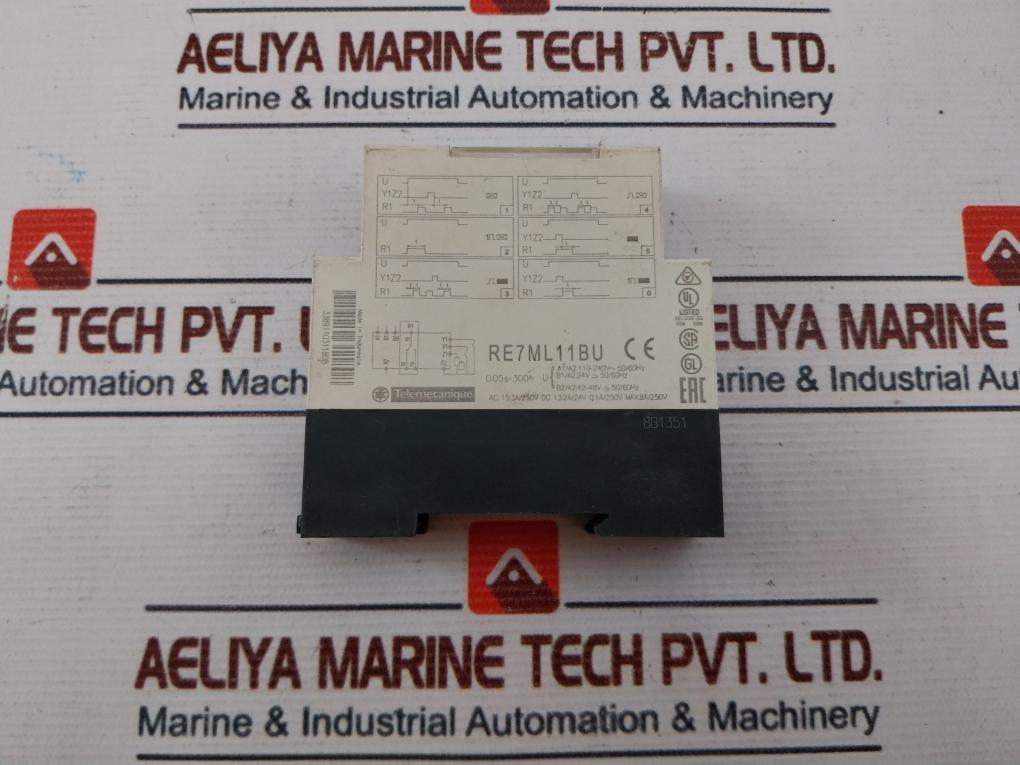 Schneider Electric Re7Ml11Bu Time Delay Relay 3A 110-240V~ 50/60Hz