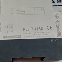 Schneider Electric Re7Tl11Bu Time Delay Relay 0.05S-300H