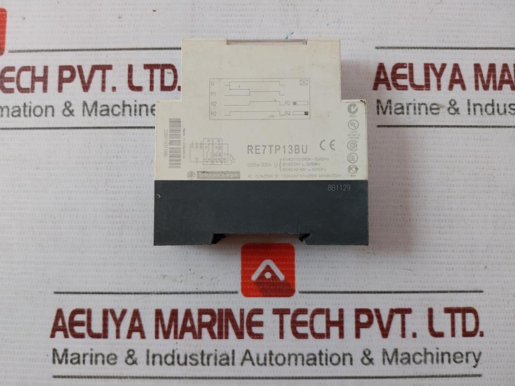 Schneider Electric Re7Tp13Bu Time Delay Relay 0.05S–300H 110–240V Ac 24V 48V