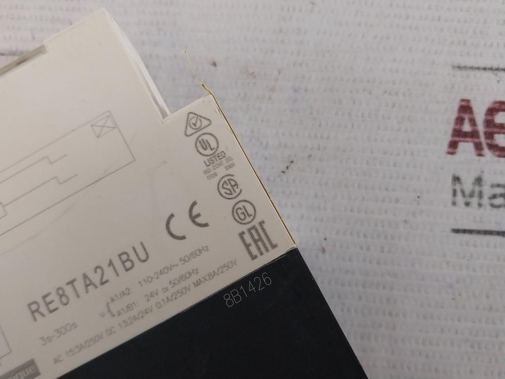 Schneider Electric Re8Ta21Bu Optimum Industrial Timing Relay 3389110327106
