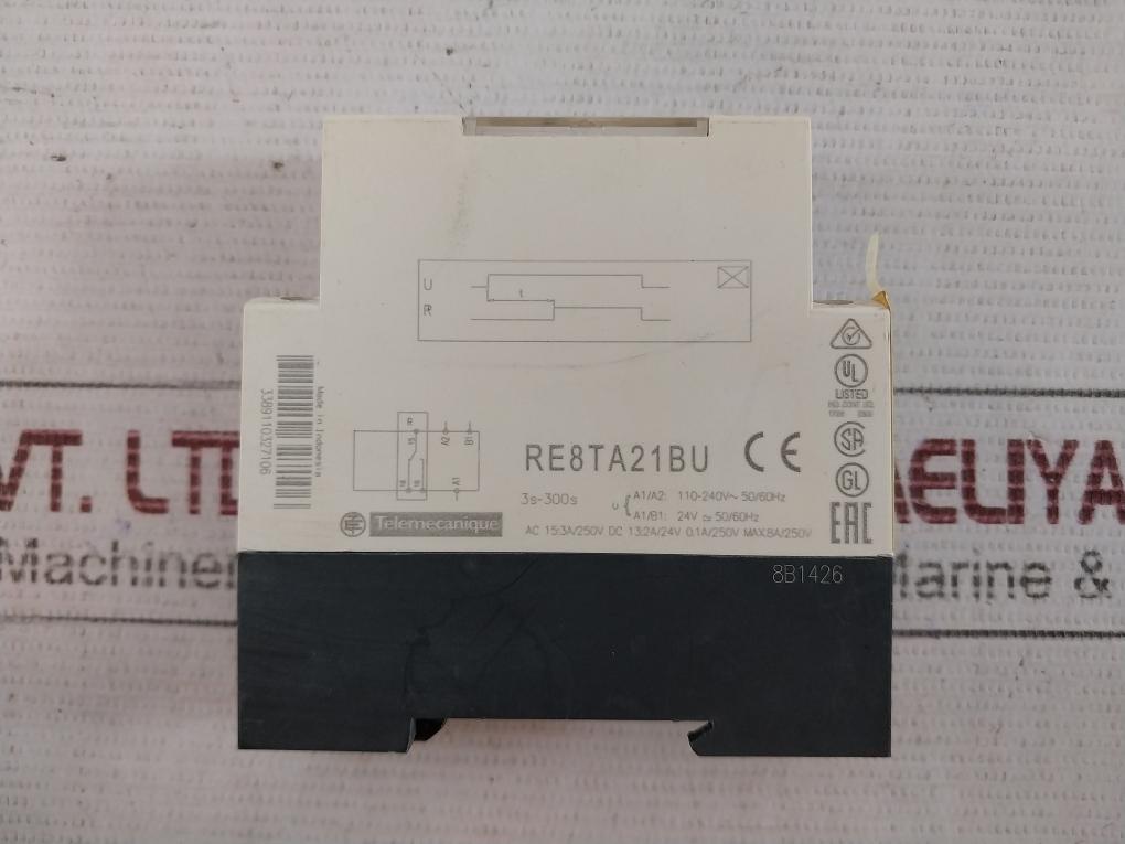Schneider Electric Re8Ta21Bu Optimum Industrial Timing Relay 3389110327106