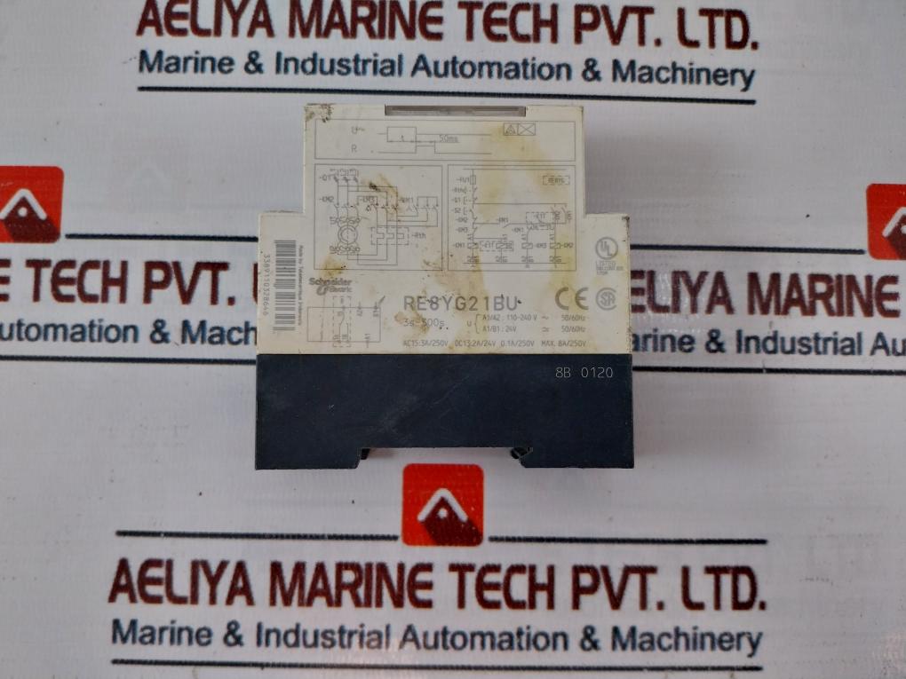 Schneider Electric RE8YG21BU Time Relay 3S-300S