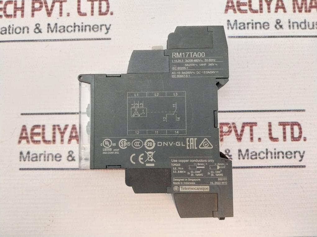 Schneider Electric Rm17Ta00 Multifunction Control Relay 3A/250V 50-60Hz