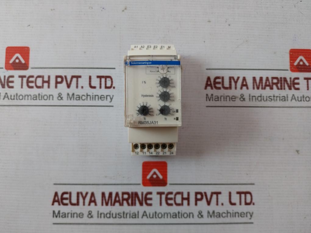 Schneider Electric Rm35Ja31Mw Current Control Relay 24–240V Ac/Dc 5A 250V