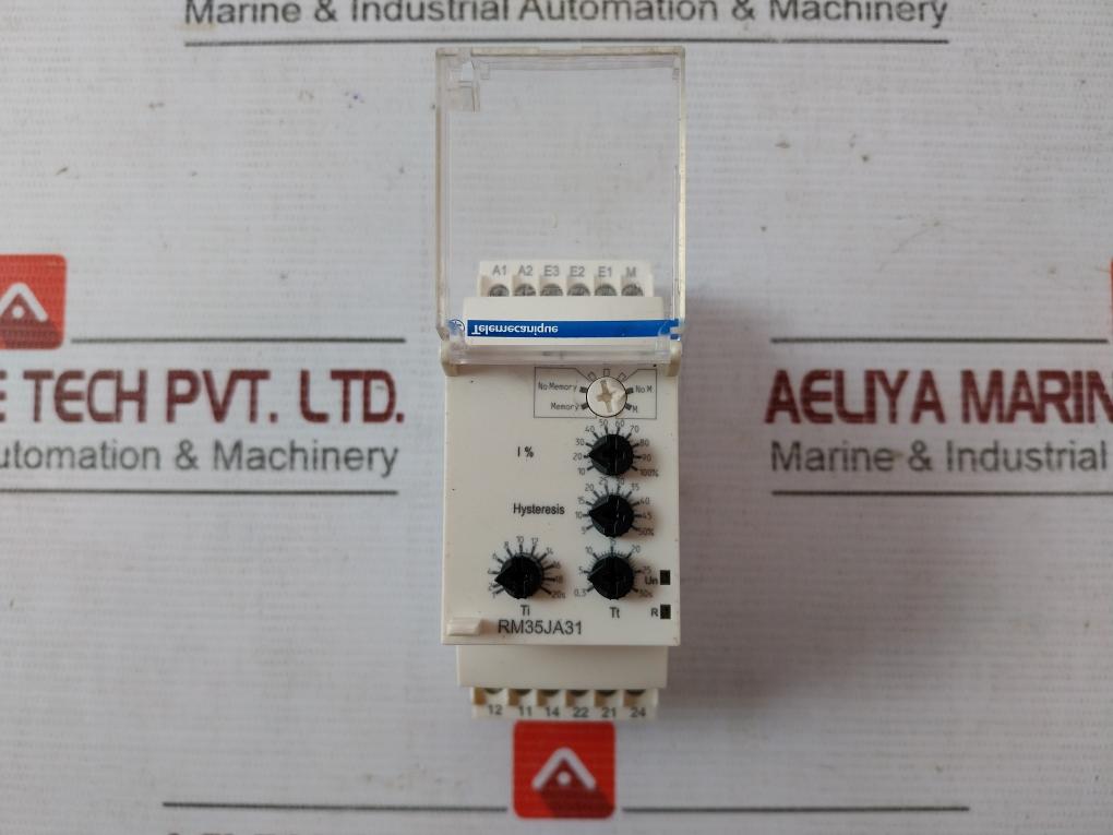 Schneider Electric Rm35Ja31Mw Current Control Relay 24–240V Ac/Dc 5A 250V