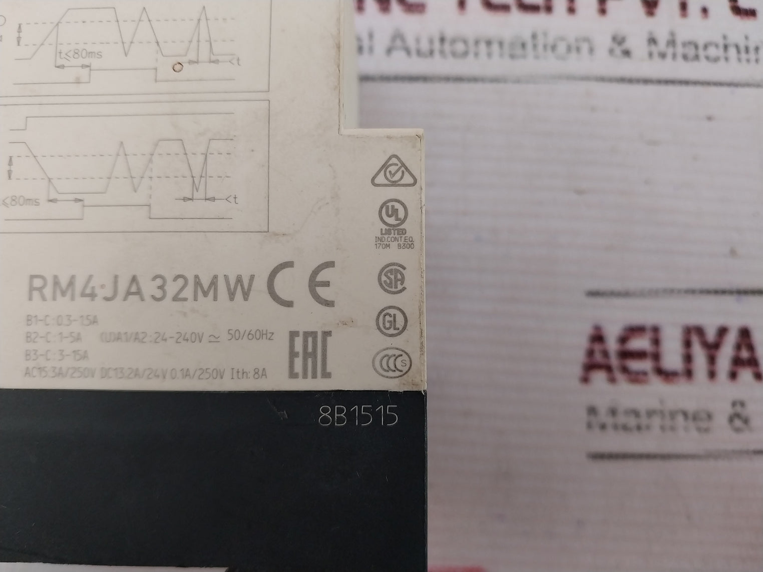 Schneider Electric Rm4Ja32Mw Current Measurement Relay 50/60Hz
