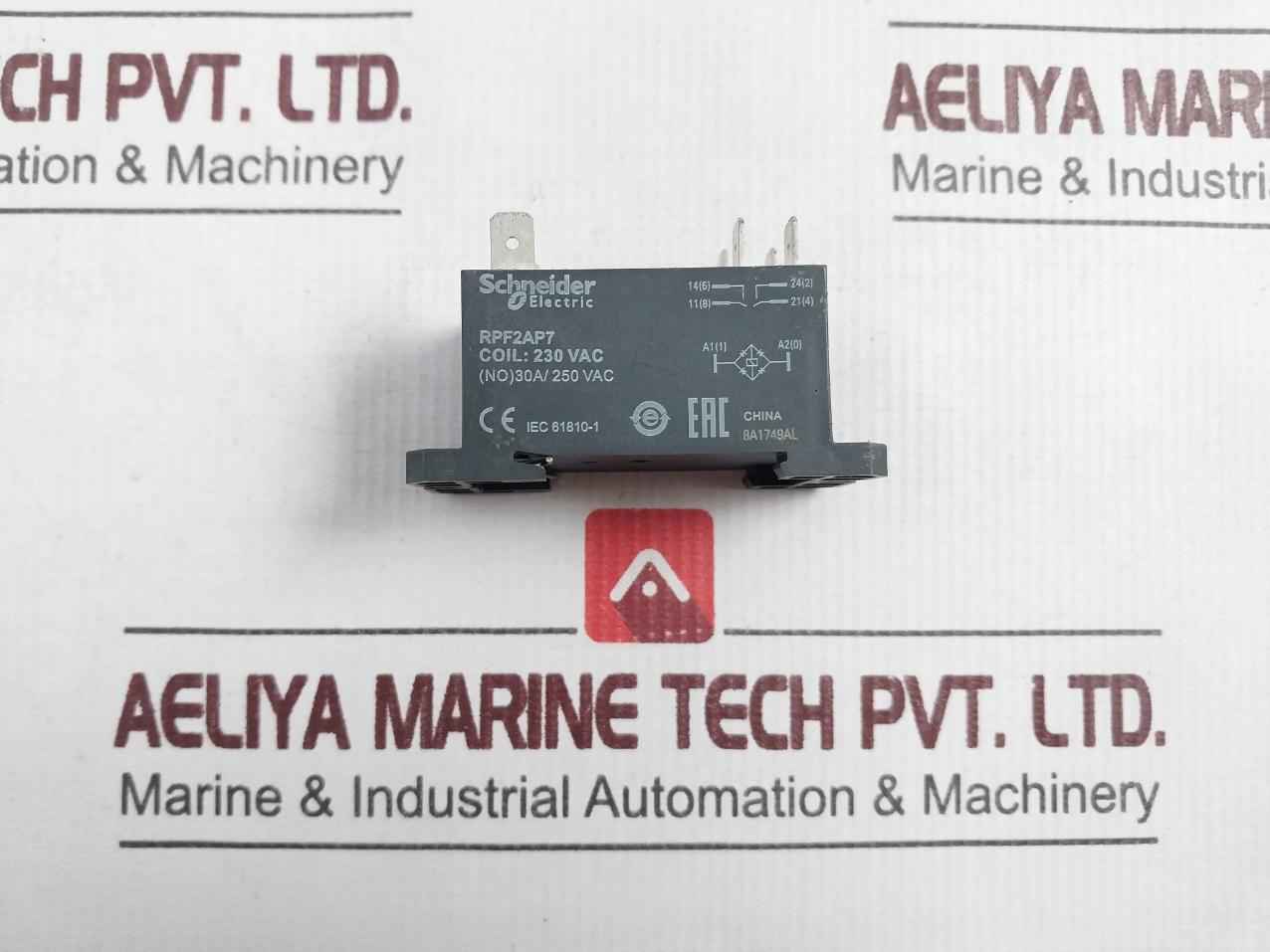 Schneider Electric Rpf2Ap7 Zelio Power Relay 230Vac 30A