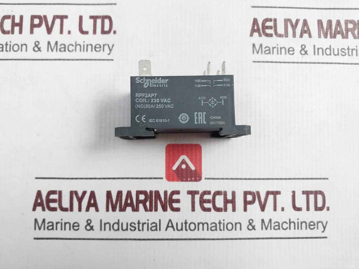Schneider Electric Rpf2Ap7 Zelio Power Relay 230Vac 30A
