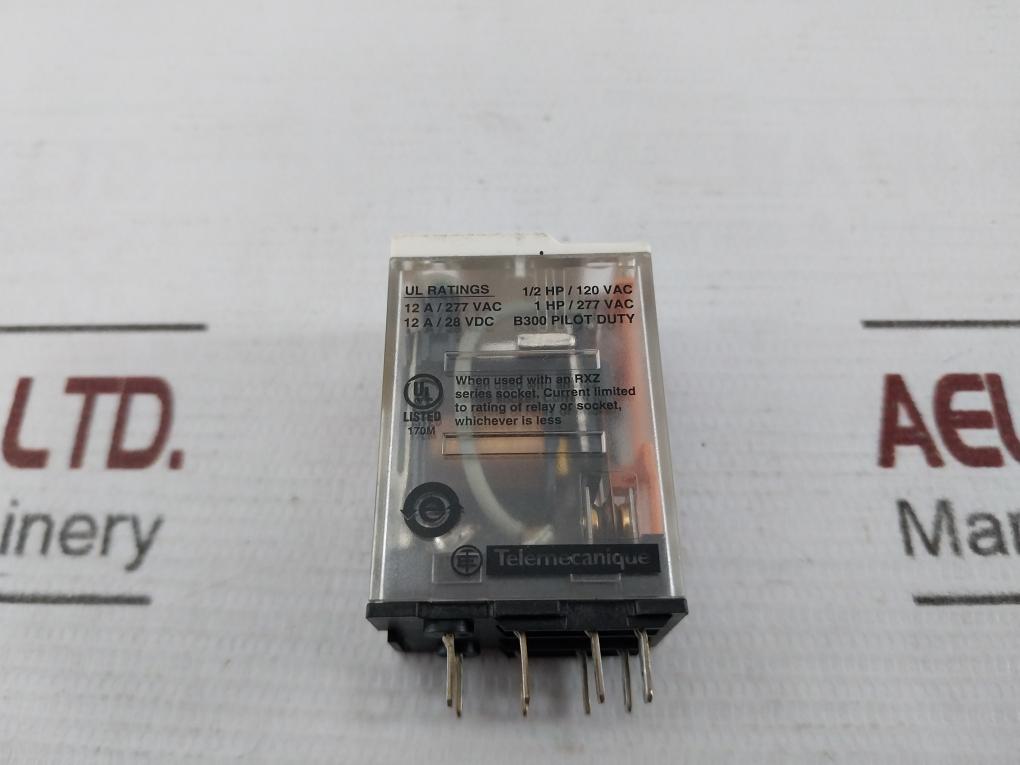 Schneider Electric Rxm2Ab2P7 Miniature Plug In Relay 230Vac 12A/250 Vac 28Vdc
