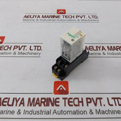 Schneider Electric Rxm2Lb2P7 Ac Coil Cube Relay With Base Socket 230Vac 50/60Hz