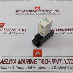 Schneider Electric Rxm2Lb2P7 Ac Coil Cube Relay With Base Socket 230Vac 50/60Hz
