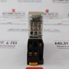 Schneider Electric Rxm2Lb2P7 Ac Coil Cube Relay With Base Socket 230Vac 50/60Hz