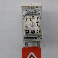Schneider Electric Rxm2Lb2P7 Ac Coil Cube Relay With Base Socket 230Vac 50/60Hz
