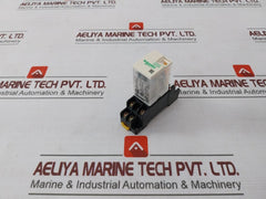Schneider Electric Rxm2Lb2P7 Ac Coil Cube Relay With Base Socket 50/60 Hz