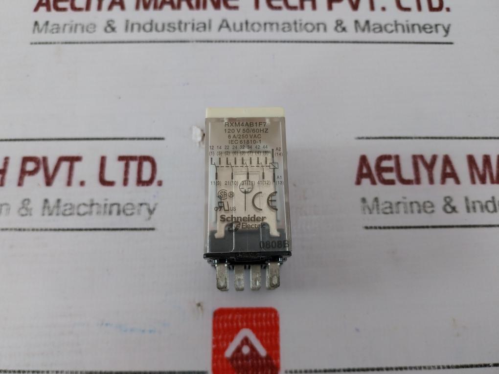 Schneider Electric Rxm4Ab1F7 Relay 50/60 Hz