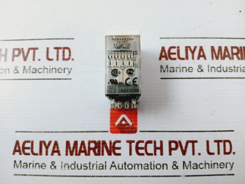 Schneider Electric Rxm4Ab2Bd General Purpose Relay 24 Vdc 6A/250Vac Iec 61810-1