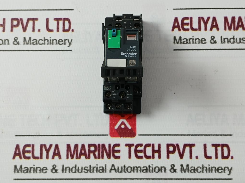Schneider Electric Rxm4Ab2Bd Miniature Plug-in Relay 24Vdc