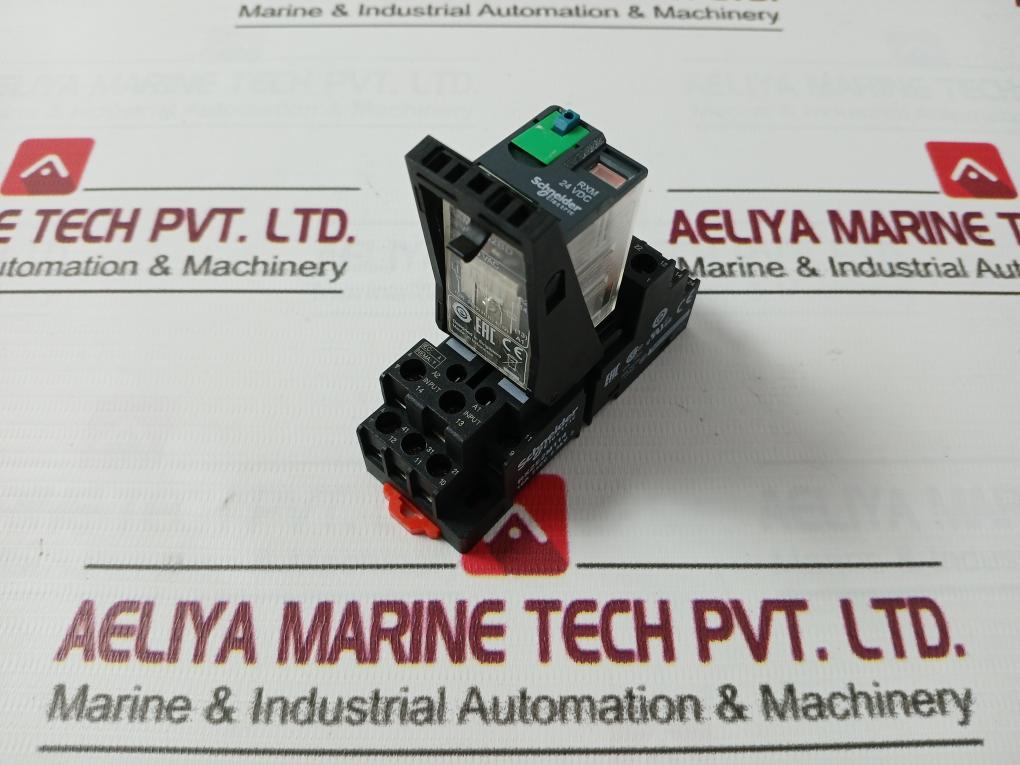Schneider Electric Rxm4Ab2Bd Miniature Plug-in Relay 24Vdc
