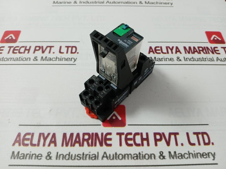Schneider Electric Rxm4Ab2Bd Miniature Plug-in Relay 24Vdc
