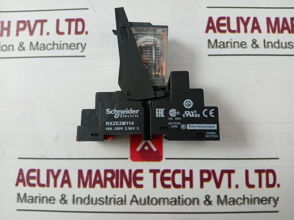 Schneider Electric Rxm4Ab2Bd Miniature Plug-in Relay 24Vdc