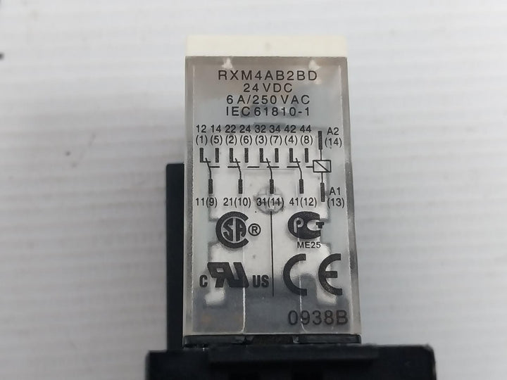 Schneider Electric Rxm4Ab2Bd Plug-in Control Relay