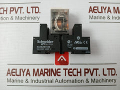 Schneider Electric Rxm4Ab2Jd General Purpose Relay With Relay Socket 12 Vdc