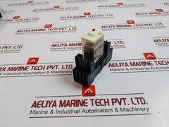 Schneider Electric Rxm4ab1p7 Miniature Plug-in Relay On Rxze2m114m Socket