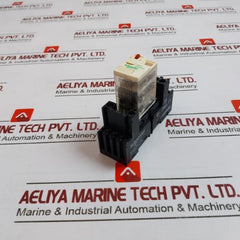 Schneider Electric Rxm4ab1p7 Miniature Plug-in Relay On Rxze2m114m Socket