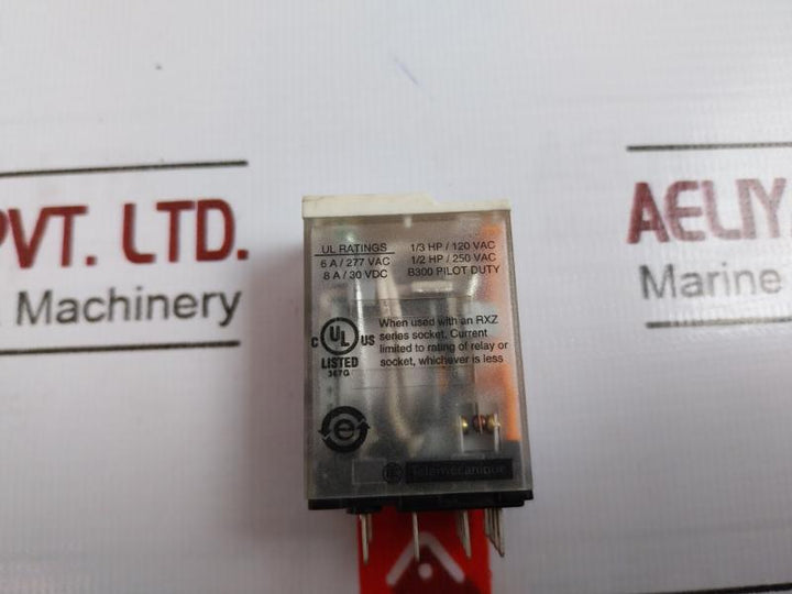 Schneider Electric Rxm4ab2p7 Miniature Plug In Relay 230v 50/60hz
