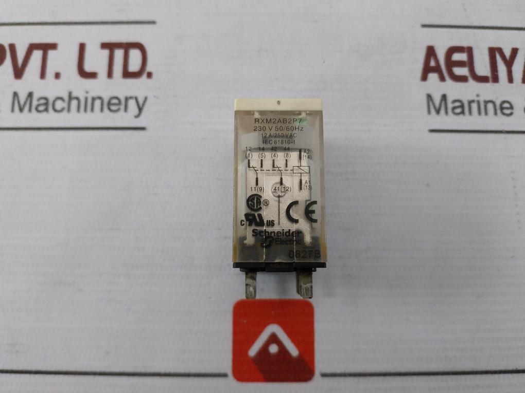 Schneider Electric Rxze2M114 Relay Socket Rxm2Ab2P7 230V 50/60Hz 12 A/250 Vac