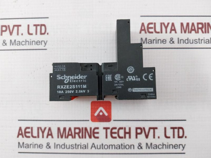 Schneider Electric Rxze2S111M Relay Socket 250V Ac/300V Ac 10A 8A1508X