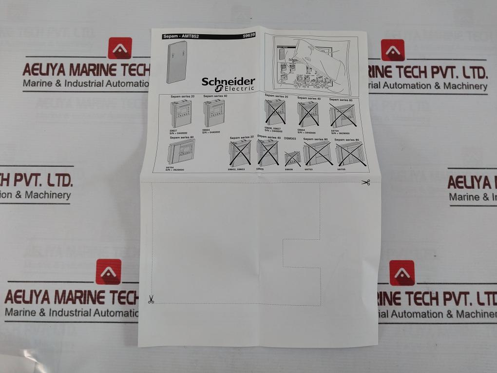 Schneider Electric Sdk303 Merlin Gerin Sepam Digital Protection Relay 59694