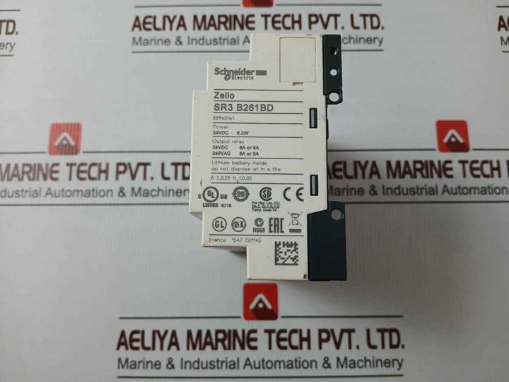 Schneider Electric Sr3 B261Bd Modular Smart Relay Zelio Logic (Without Battery)