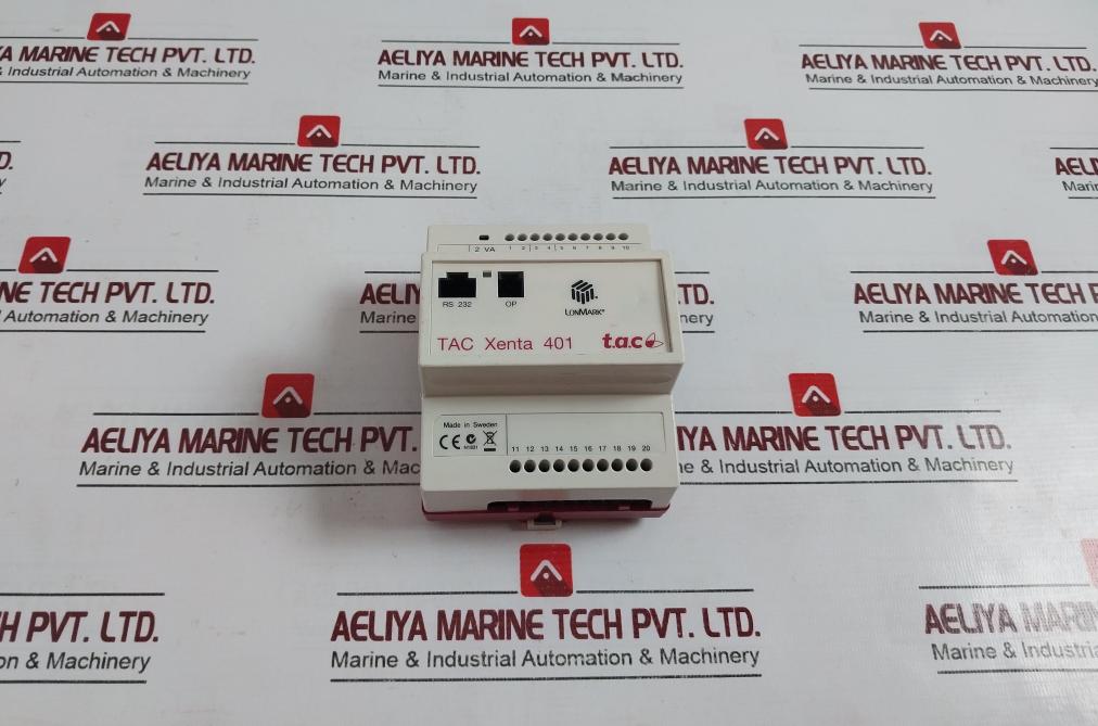 Schneider Electric Tac Xenta 401 Freely Programmable Controller 24Vac Class 2