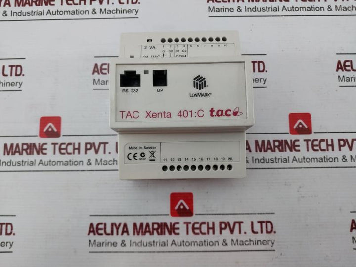 Schneider Electric Tac Xenta 401:C Hw 2.2 Programmable Controller 0723340110