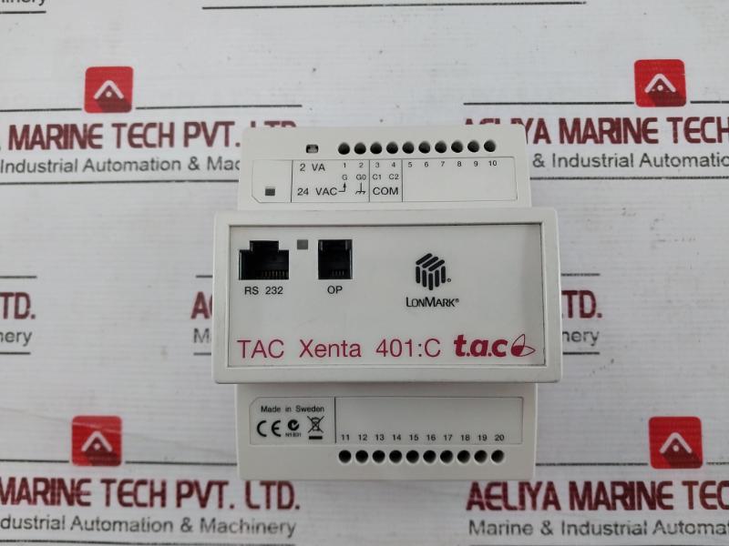 Schneider Electric Tac Xenta 401:C Hw 2.2 Programmable Controller 0723340110