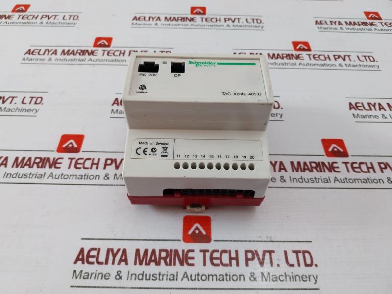 Schneider Electric TAC XENTA 401:C Programmable Controller Module 04AA1DCD3000