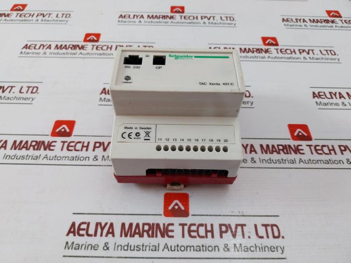 Schneider Electric TAC XENTA 401:C Programmable Controller Module 04AA1DCD3000
