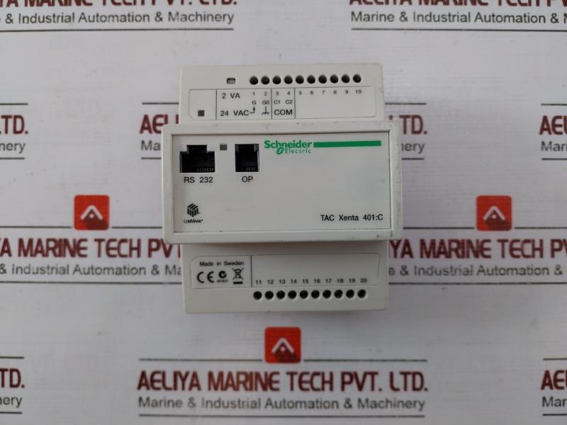 Schneider Electric TAC XENTA 401:C Programmable Controller Module 04AA1DCD3000