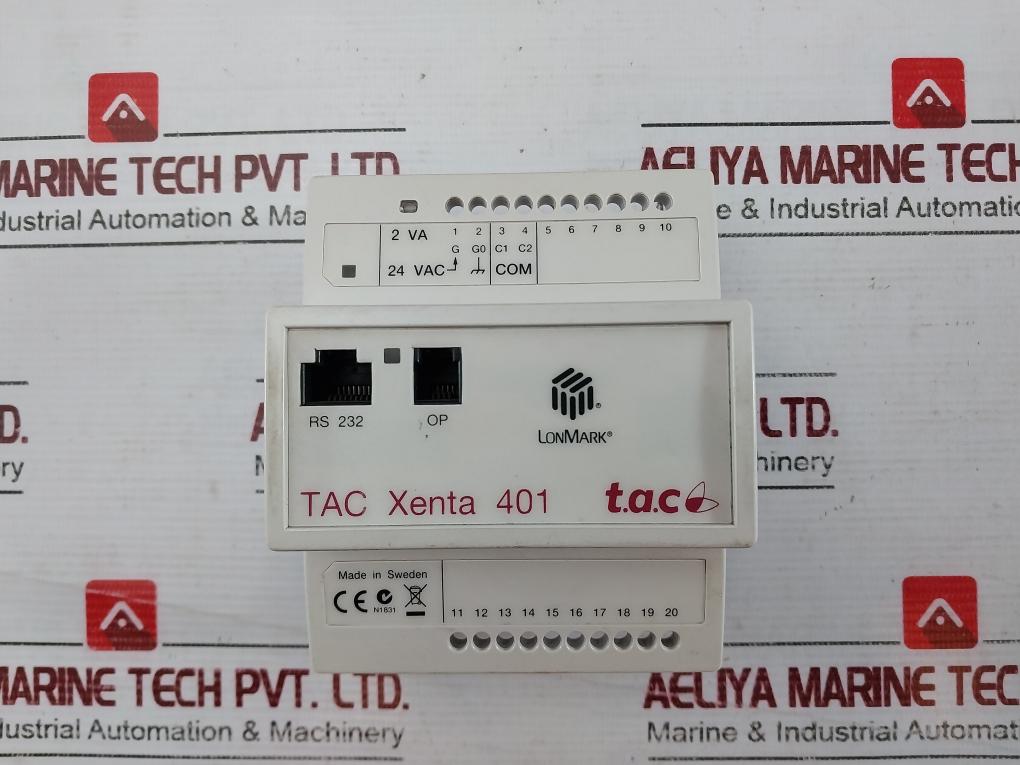 Schneider Electric TAC XENTA 401 Programmable Controller 2VA 24VAC