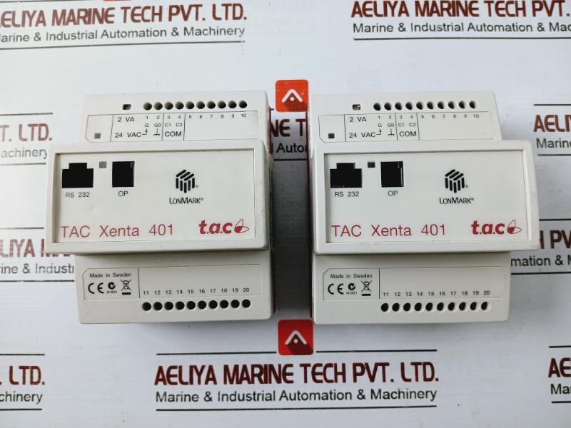 Schneider Electric Tac Xenta 401 Programmable Controller HW 2.2 24VAC Class 2