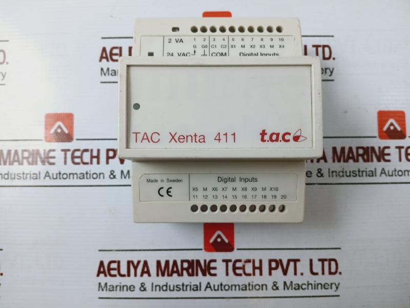 Schneider Electric Tac Xenta 411 Digital Input Module Ver 1.04 24vac 2va Class 2