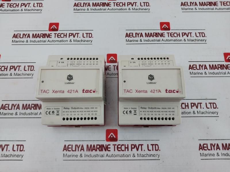 Schneider Electric Tac Xenta 421A Universal Input Module 24Vac 2A 250V Ac