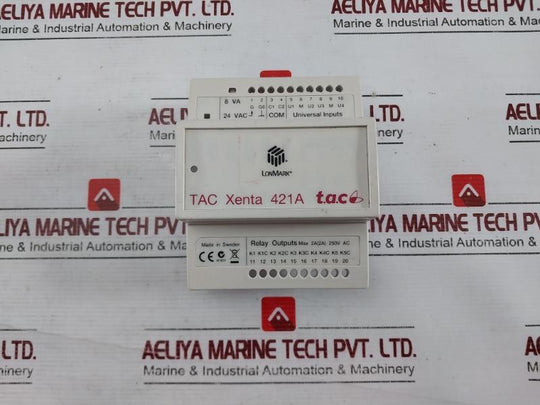 Schneider Electric Tac Xenta 421A Universal Input & Relay Output Module Class 2