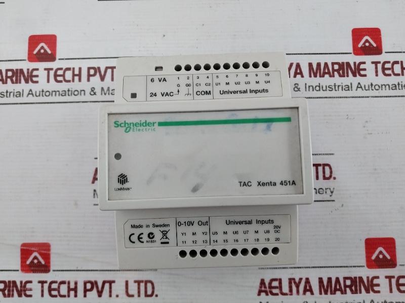Schneider Electric Tac Xenta 451A Universal Input Module 007302850 20Vdc