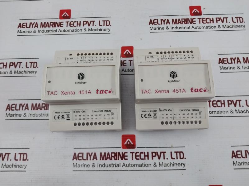 Schneider Electric Tac Xenta 451A Universal Input Module 6Va 24Vac 04Ecbee40100