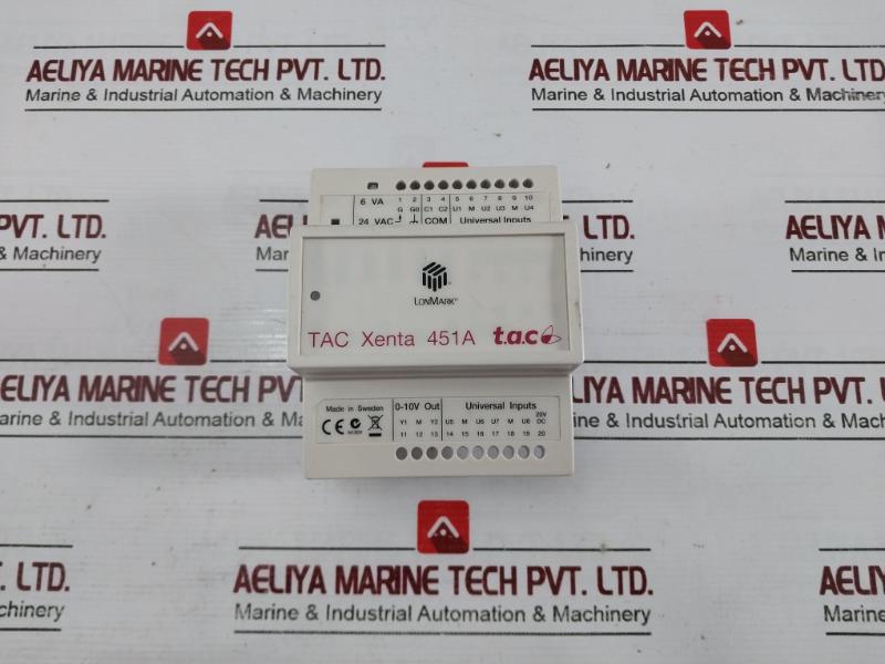 Schneider Electric Tac Xenta 451A Universal Input Module 6Va 24Vac 04Ecbee40100