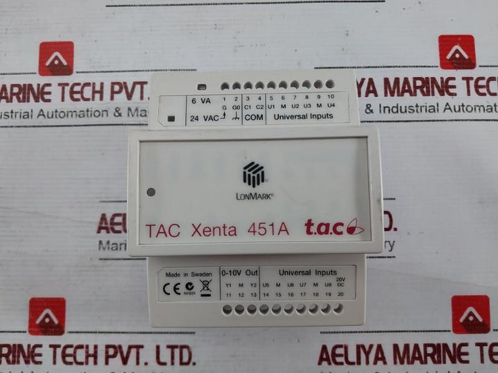 Schneider Electric Tac Xenta 451A Universal Input Module 6Va 24Vac 04Ecbee40100