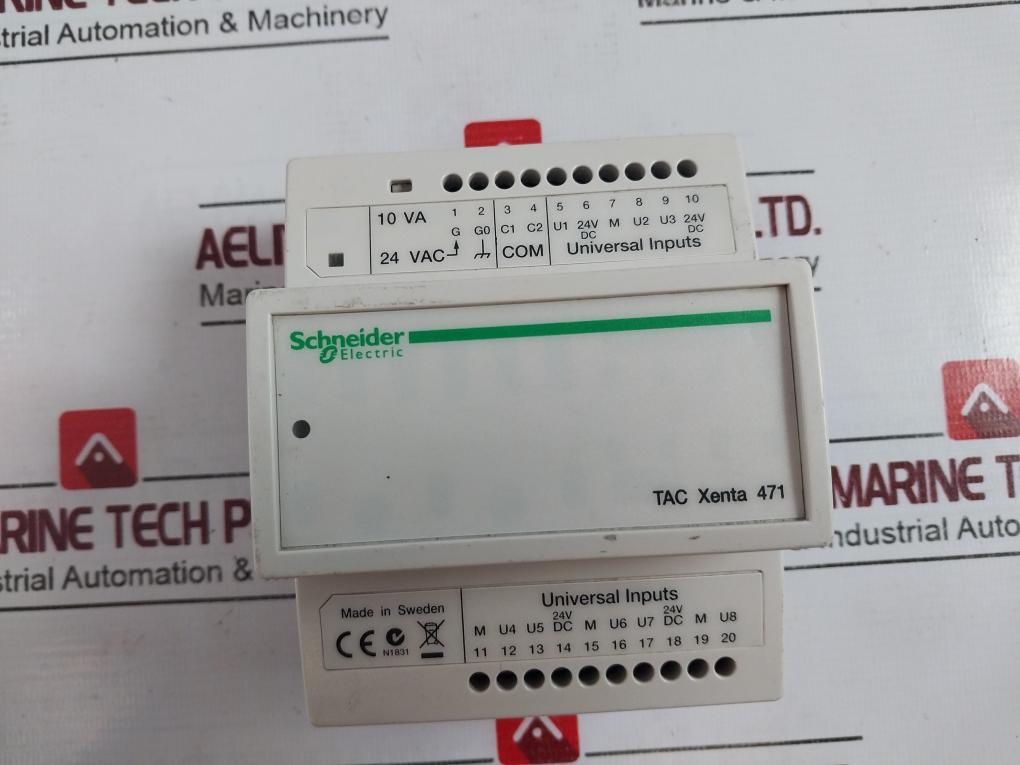 Schneider Electric Tac Xenta 471 Analog Input Module 10Va 2Va 24Vac 24Vdc