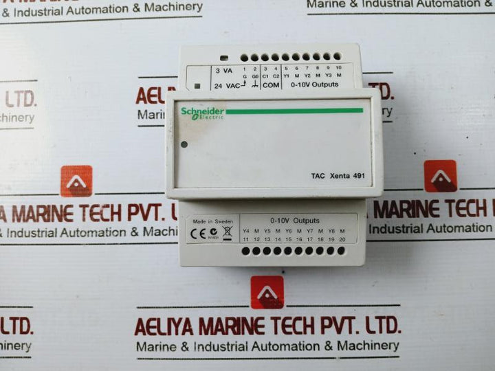Schneider Electric Tac Xenta 491 Analog Output Module Ver 1.04 24vac Class 2